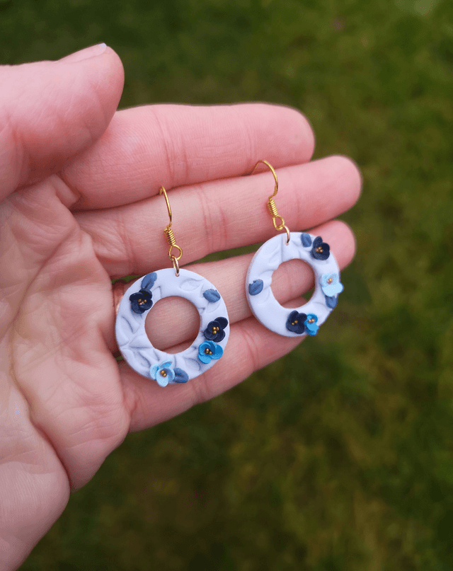 Collection Jardin d'Hiver - Boucles d'oreilles Tia