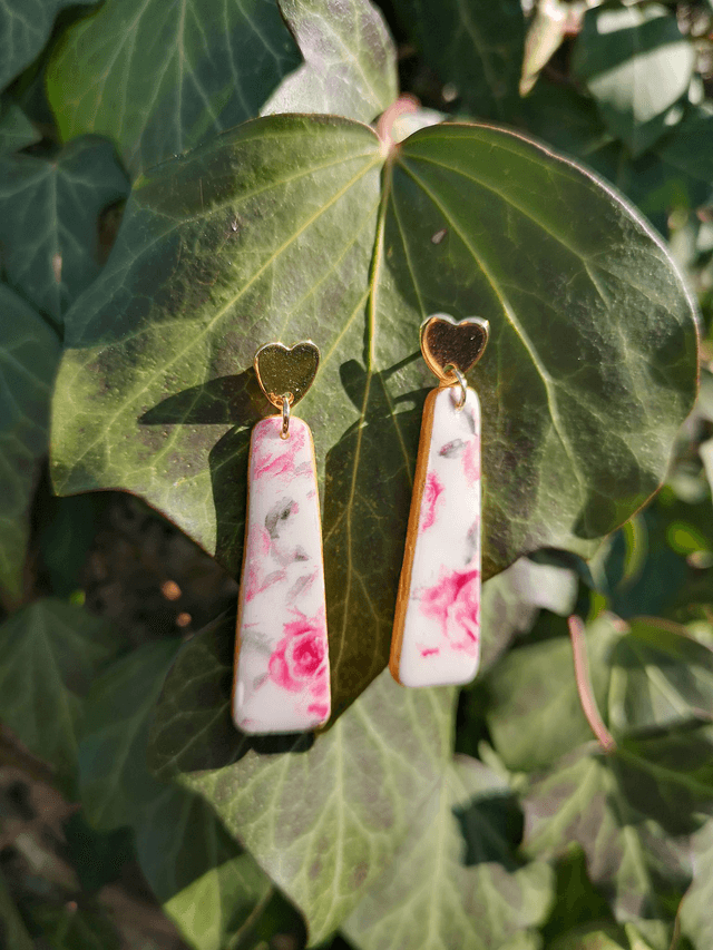 Collection Les Imprimées Amoureuses - Boucles d'oreilles Sidonie 