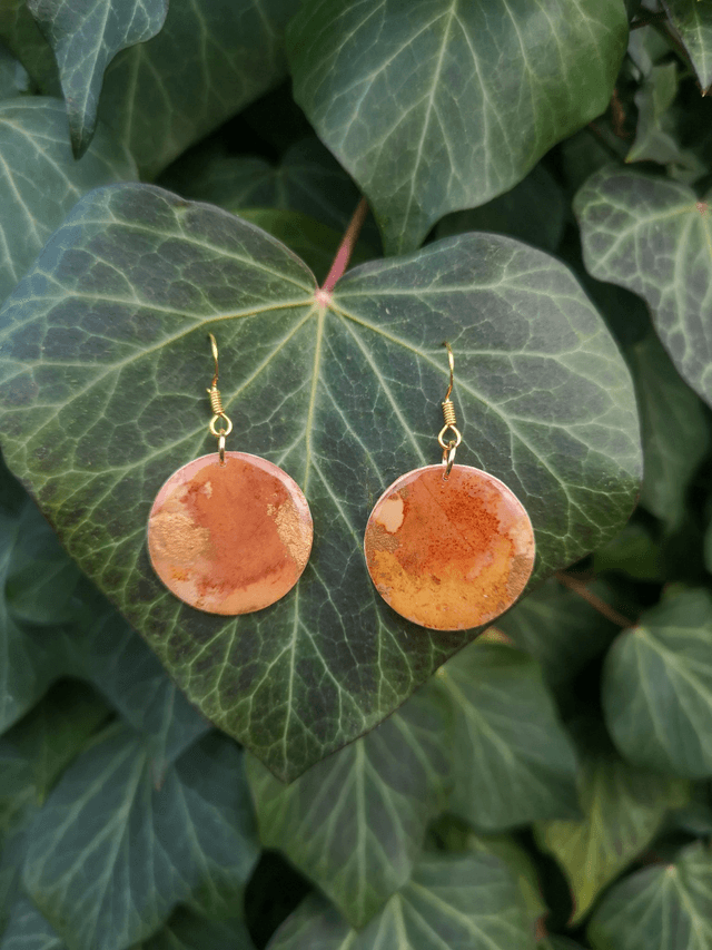 Collection Les Aquarelles Safran - Boucles d&#039;oreilles Dia 